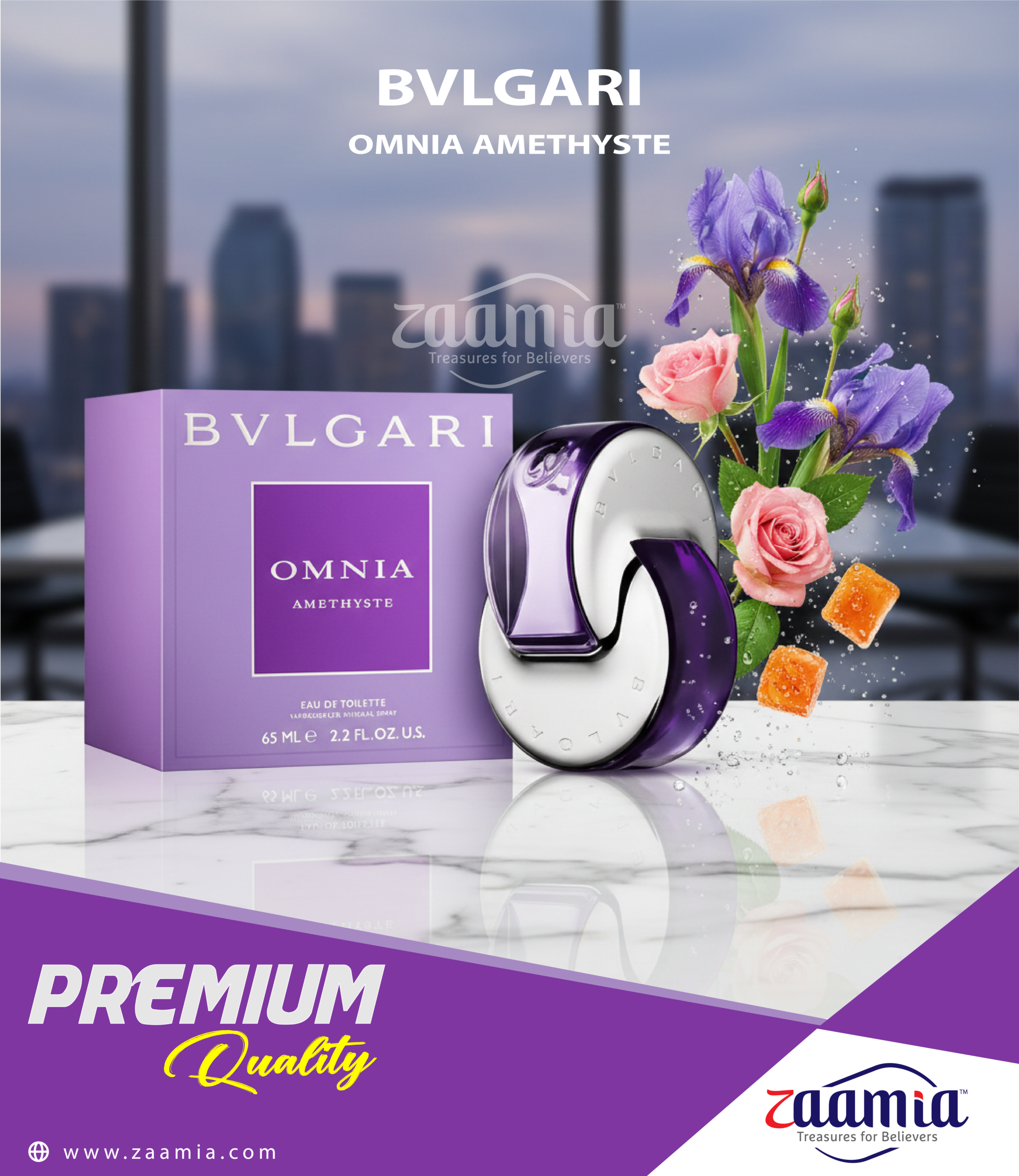 BVLGARI OMNIA Amethyste - EDT-zaamia BVLGARI OMNIA Amethyste-EDT - Image 1